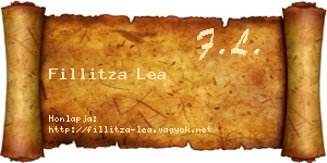 Fillitza Lea névjegykártya